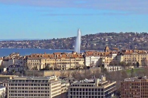 Панорама города. Веб-камеры Женевы