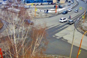 Перекресток улиц Волгоградская - Машиностроителей. Веб-камеры Юрги