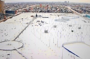 Вид на строящийся Олимпийский парк. Веб-камеры Тамбова