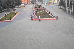 Площадь комбината Большевик в Родниках. Веб-камеры Иваново