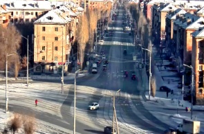 Вид на главную улицу. Веб-камеры Новотроицка