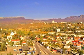 Панорама города. Веб-камеры Алушты