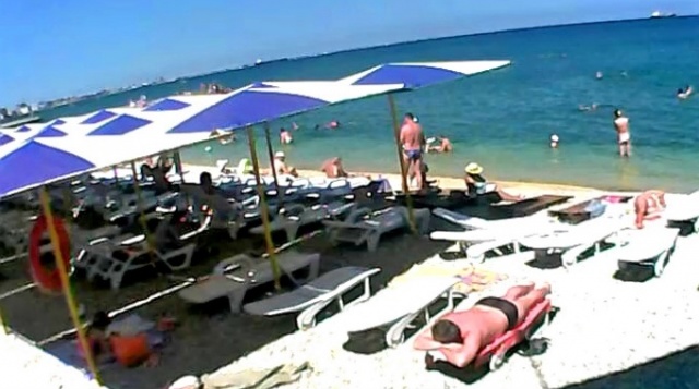Пляж Камешки, Феодосия веб камера онлайн