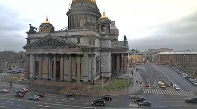Исаакиевский собор. Санкт-Петербург веб камера онлайн со звуком.
