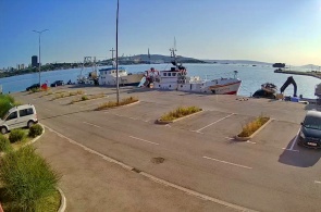 Марина Каштела. Порт. Ракурс 2. Веб-камеры Трогир онлайн