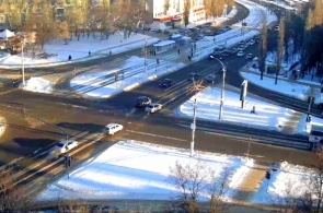 Веб камера на перекрёстке ул.Циолковского и ул.Космонавтов в Липецке