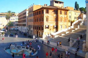 Площадь Испании. Веб-камеры Рима онлайн