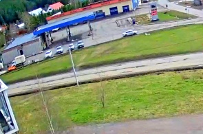 Перекресток К. Маркса и Районной. Веб-камеры Верхней Салды онлайн