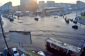 Перекресток улиц Гагарина - Дзержинского. Челябинск веб камера онлайн