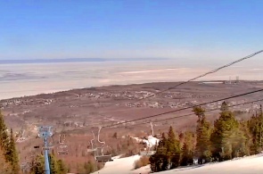 Гора Соболиная. Вид из кафе, 900 м. Веб-камеры Байкальска