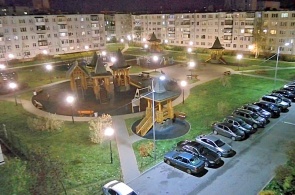 Детская площадка на улице Скуридина. Веб-камеры Ломоносова