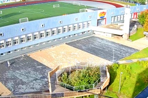 Городской стадион. Ракурс 2. Веб-камеры Оленегорска онлайн