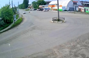 Перекресток Мичурина и Октябрьской. Веб-камеры Аргаяш онлайн