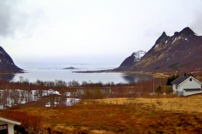 Grunnfarnesbotn fjord. Веб-камеры Тромс