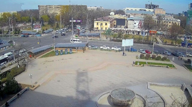 Перекресток проспекта Чуй и улицы Ибраимова. Веб камеры Бишкека