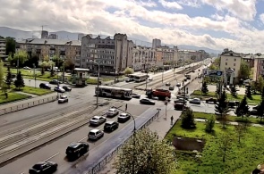 Перекресток улиц Корнетова - Красраб. Красноярск веб камера онлайн