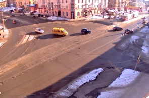 Перекресток пр-т Мира и ул. Циолковского. Нижний Тагил веб камера онлайн