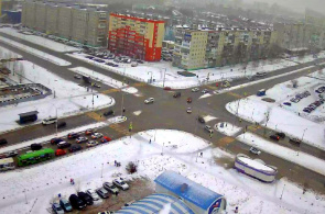 Веб камера с видом на перекресток улиц Интернациональная - Чапаева