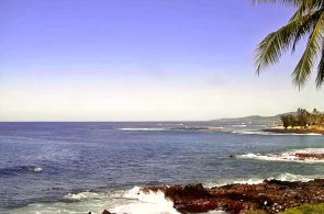  Пляж Пойпу (Poipu Beach). Кауаи. Веб камеры Гавайских островов онлайн