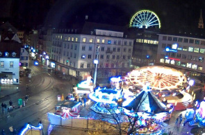 Площадь Barfesserplatz. Веб камеры Базеля онлайн