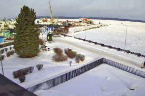 Причал на Онежском озере. Веб камеры Петрозаводска смотреть онлайн