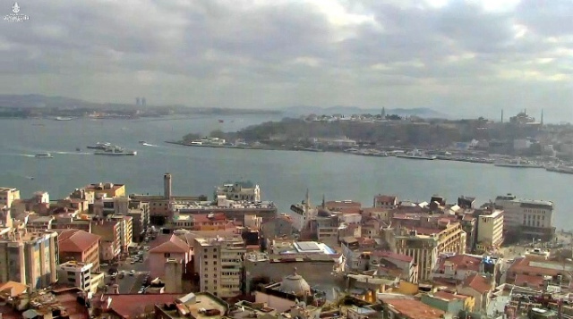 Галатская башня. Стамбул веб камера онлайн