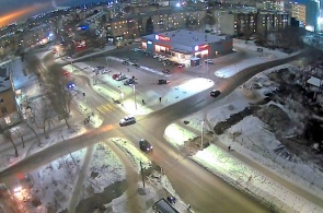 Перекресток Гольца и Жданова. Веб-камеры Копейска онлайн