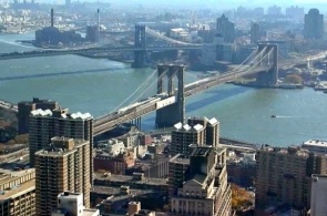 Бруклинский мост. Панорамная веб камера. Нью-Йорк онлайн