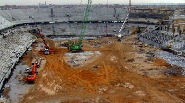 Строительство нового стадиона. Веб камеры Конья онлайн