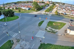 Перекрёсток улиц Дальняя - Фрязиновская. Веб-камеры Вологды