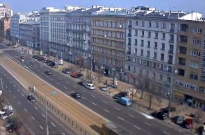 Маршалковская улица. Варшава веб камера онлайн
