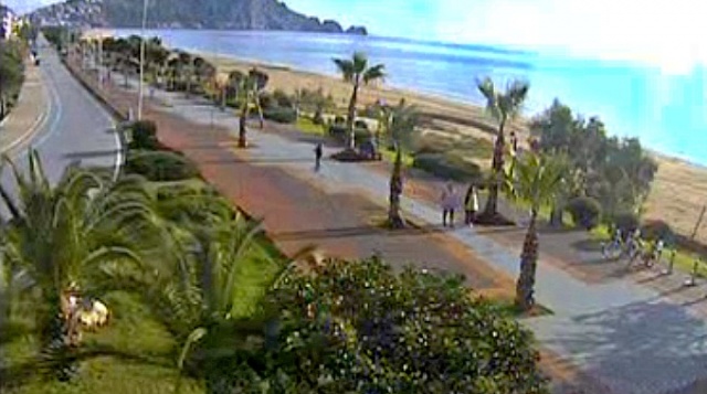 Пляж Инжекум Аланья веб камера онлайн
