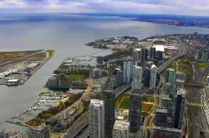 CN Tower. Вид на Запад. Веб камеры Торонто онлайн