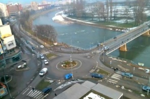 Вид на реку Босна. Город Зеница веб камера онлайн