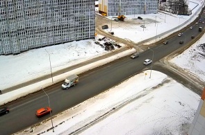 Перекресток Юго-Западного шоссе с улицей Котовского. Веб-камеры Саранска