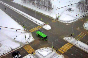 Веб камера с видом на перекресток улиц Ленина - пр. Победы