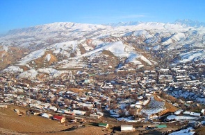 Вид на город Сулюкта. Веб-камеры Бишкек