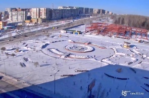 Прокопьевск веб камера онлайн, Городской фонтан