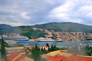 Панорама грузового порта. Веб-камеры Дубровника онлайн