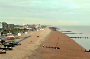 Пляж английского городка Богнор Регис веб камера онлайн