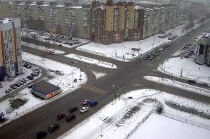 Веб камера с видом на перекресток улиц Чапаева - 60 лет Октября