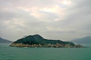 Вид на остров Самкон. Sung Kong Island. Веб камеры Гонконга онлайн 