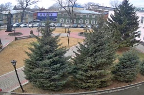 Сквер скульптур у Ленина. Веб-камеры Иркутска