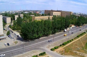 Перекресток проспекта Ленина и улицы Мечникова. Веб-камеры Волжского