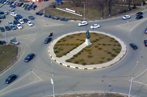 Памятник святому Дмитрию Солунскому. Веб-камеры Дмитрова онлайн