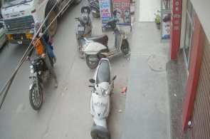 Улица в районе Дженейкпери. Веб камеры Нью-Дели онлайн