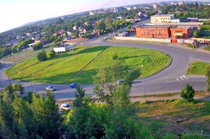 Развязка Черноисточинское шоссе и улица Челюскинцев. Веб-камеры Нижнего Тагила