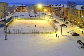 Хоккейная площадка на улице Пролетарская