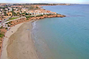 Пляж Playa de la Zenia. Панорамная веб камера онлайн. 