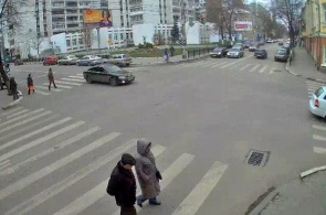 Перекресток улиц Среднемосковская и Никитинская веб камера онлайн